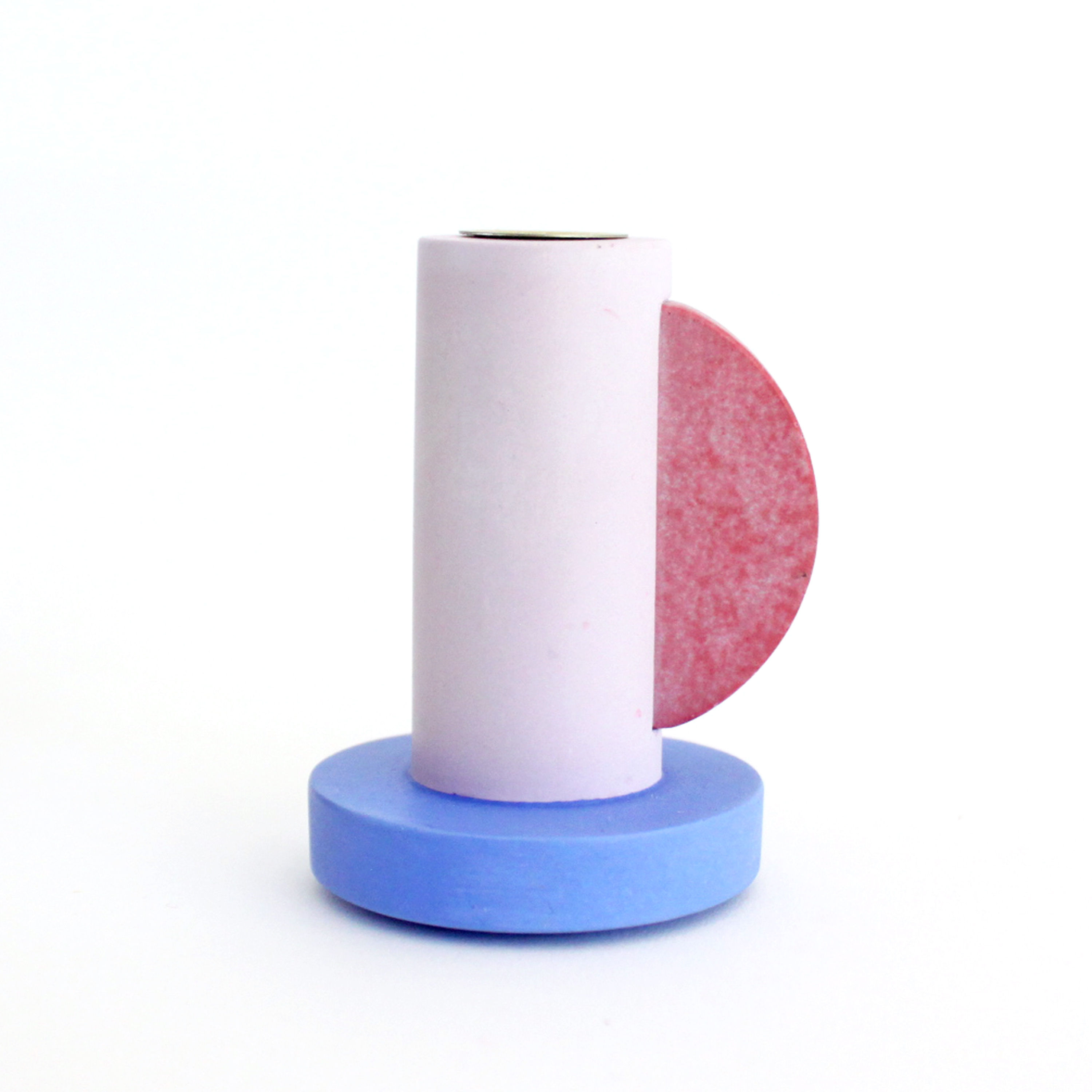 A WALK IN THE FOREST Kerzenhalter LILA 3F / mit 3 Kerzen Ø 12mm