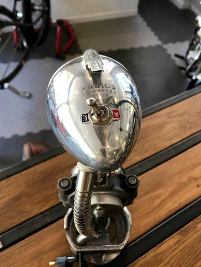 Miniature : Lampe bureau piston-bielle