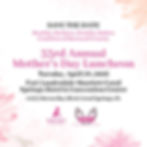 33rd Annual Mother's Day Luncheon