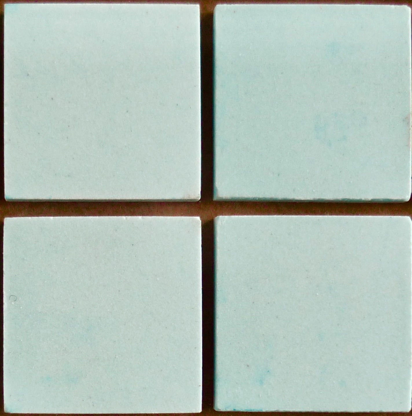 640 Pale minty green 24mm ceramic mosaic tile
