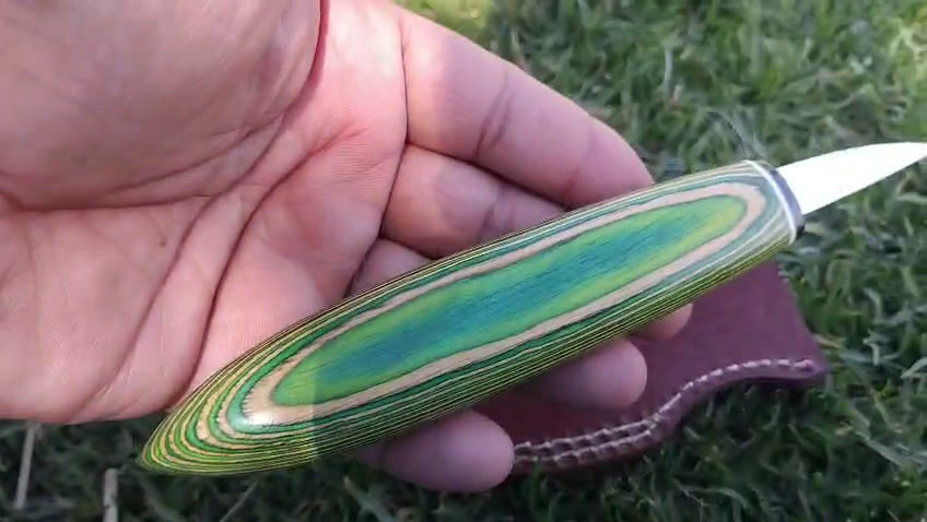 Thumbnail: ChipCarvingKnife,1095HighCarbonSteel,WoodCarvingTools,PrecisionCarving,Ergonomic