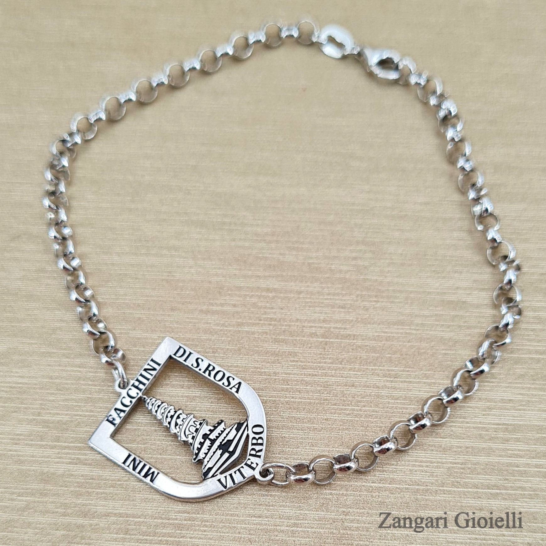 MINI MACCHINA Bracciale Argento Rolò Grande