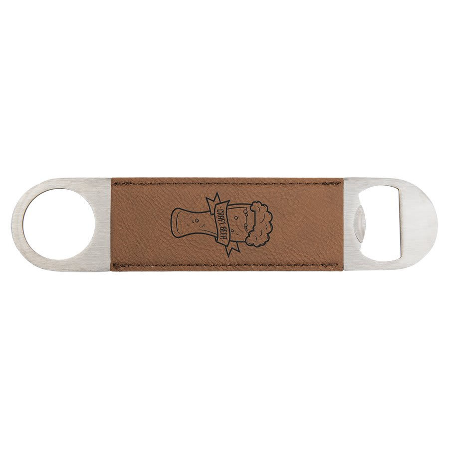 Thumbnail: 1 1/2" x 7" Leatherette Bottle Opener