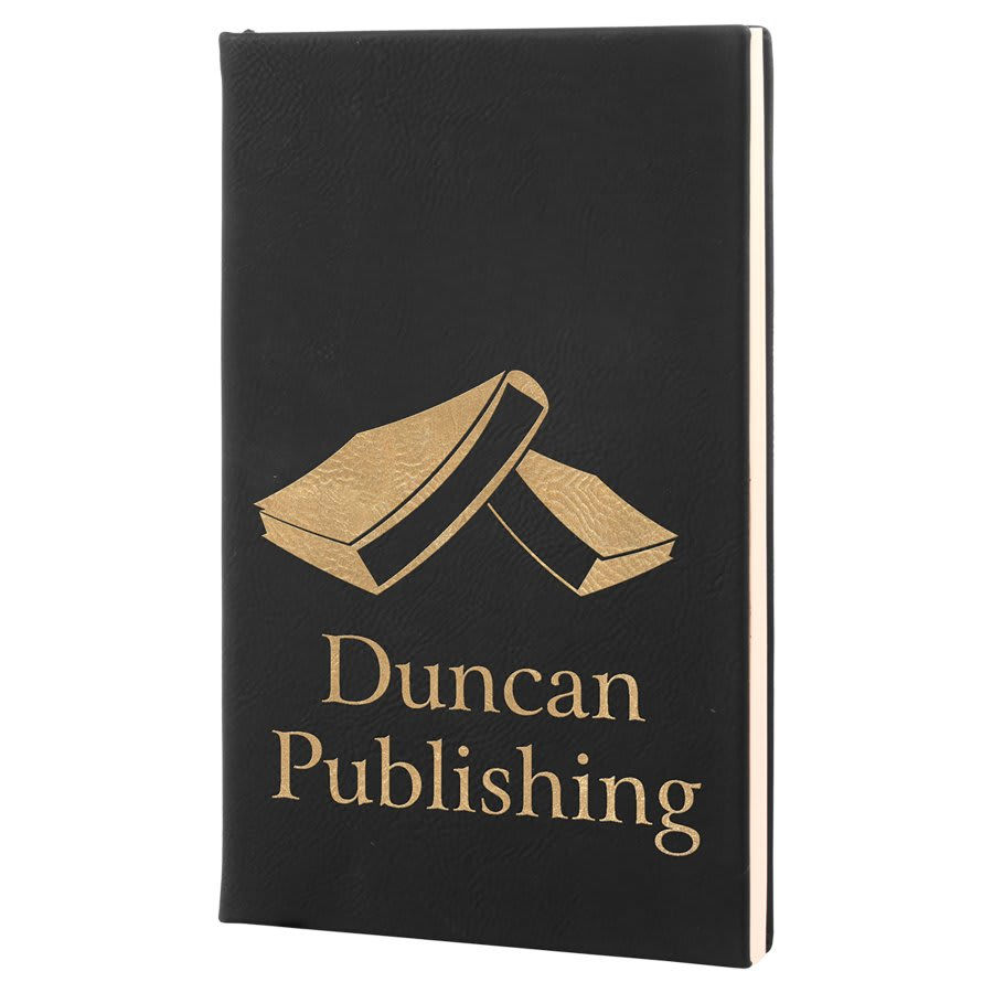 Thumbnail: 5 1/4" x 8 1/4" Leatherette Journal with Lined ...