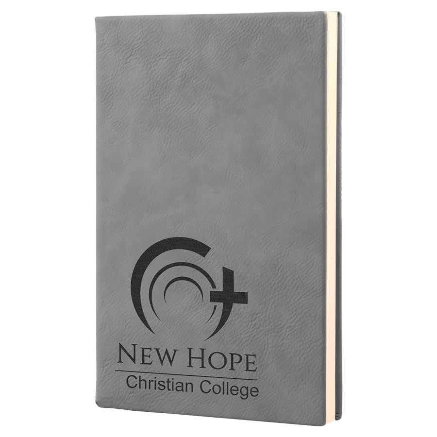 Thumbnail: 5 1/4" x 8 1/4" Leatherette Journal with Lined ...