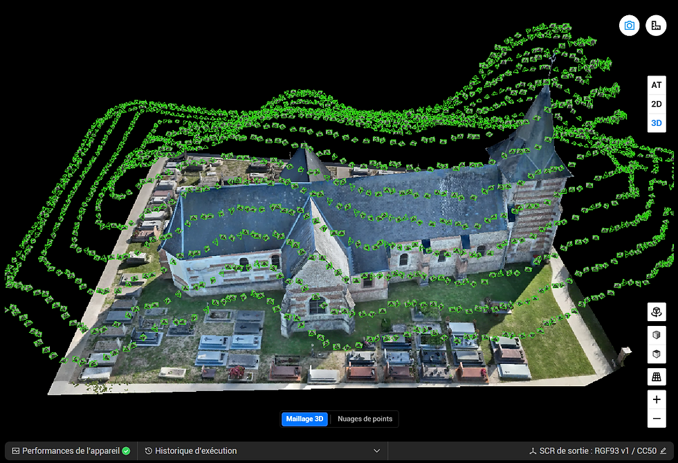 Modélisation 3D Smart 3D Capture Matrice 4E RTK by 7CIS