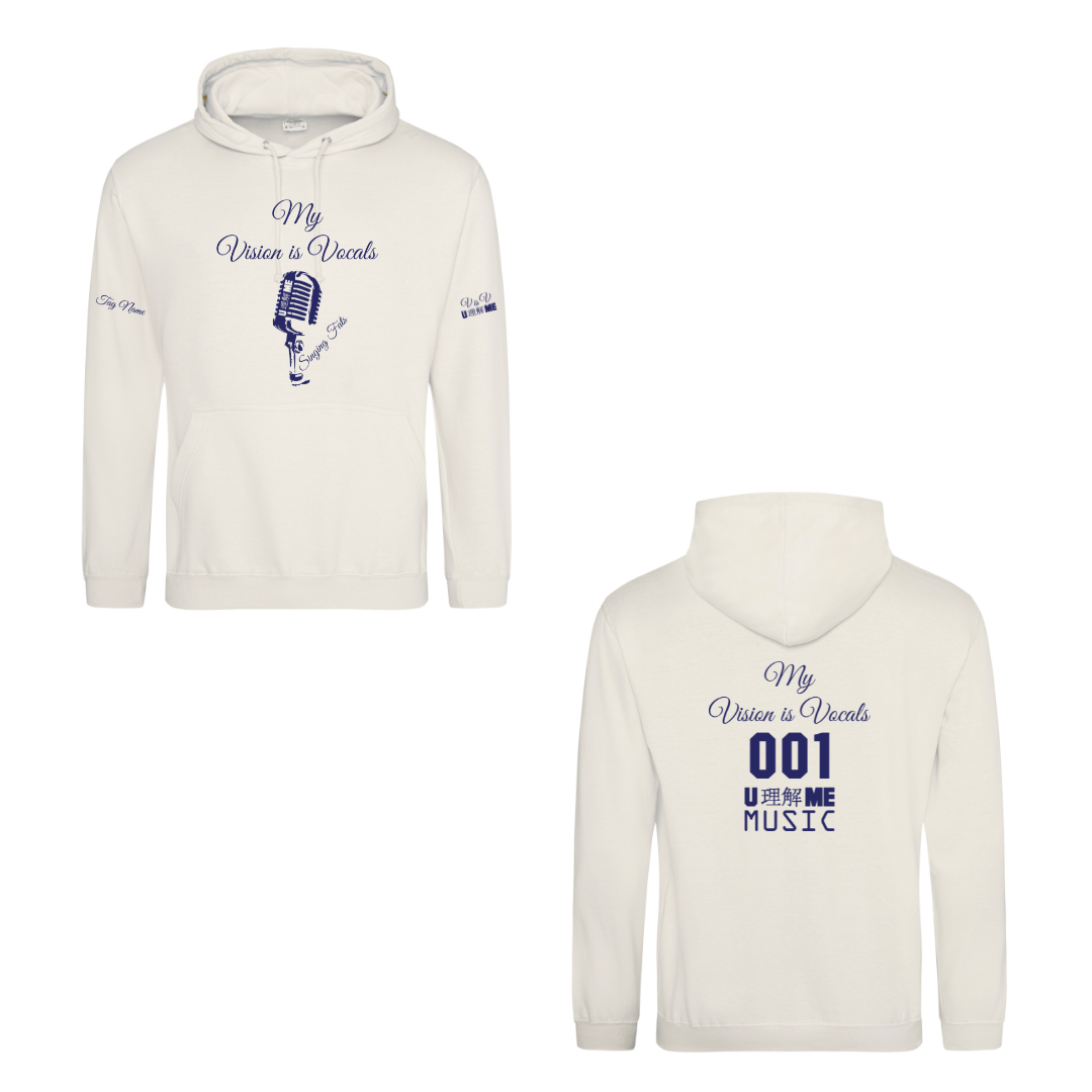Personalised MY VISION IS VOCALS PULLOVER HOODIE