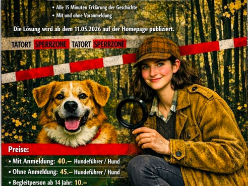 Krimiwanderung am Tag des Hundes 