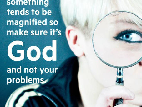 Magnifying God