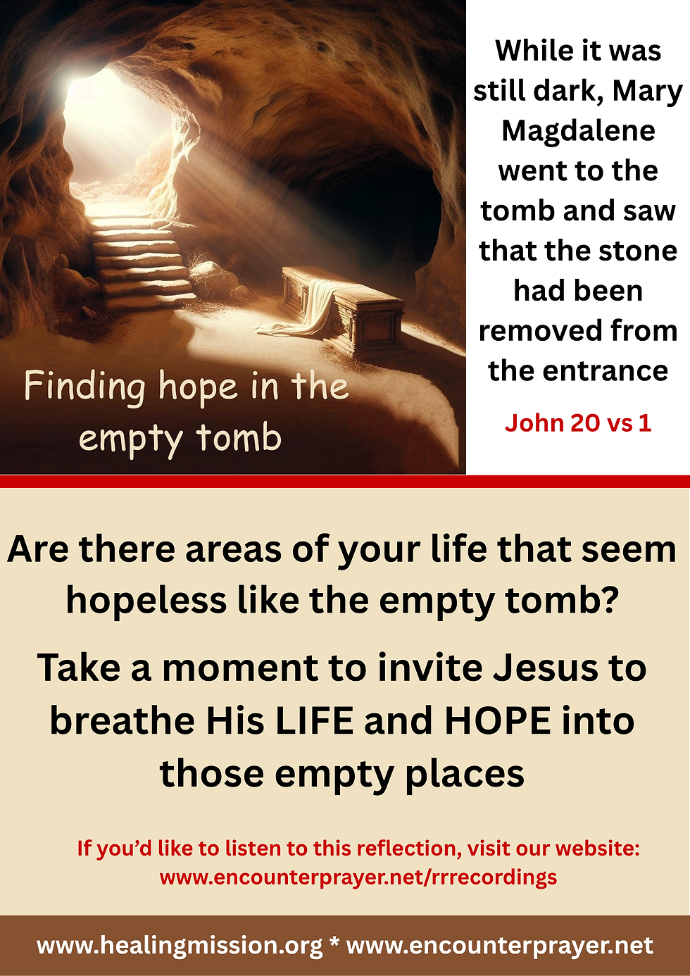 Finding hope in the empty tomb