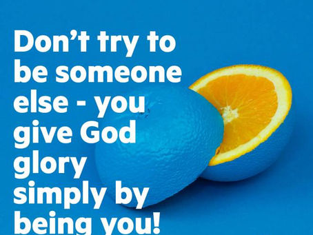 Being who you were created to be