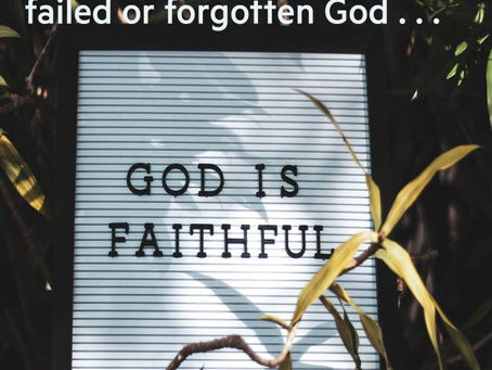 The faithfulness of God