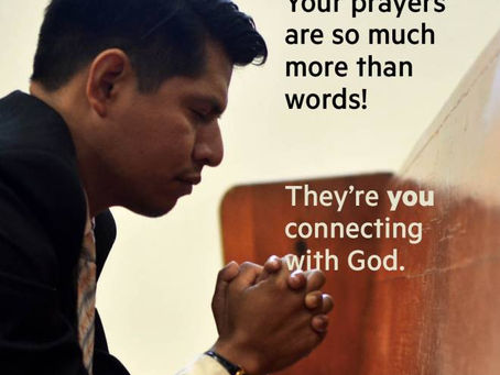 Before you pray