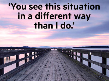 God sees things differently