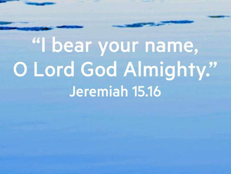 His glory is here
