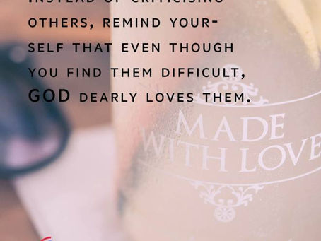 It’s not just you who is loved!