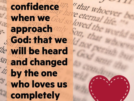 Coming to God with confidence