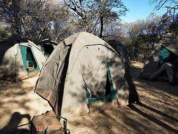 Tent in the middle of everyon