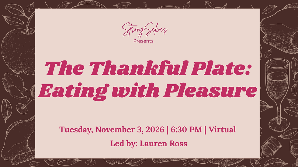 The Thankful Plate: Eating with Pleasure
