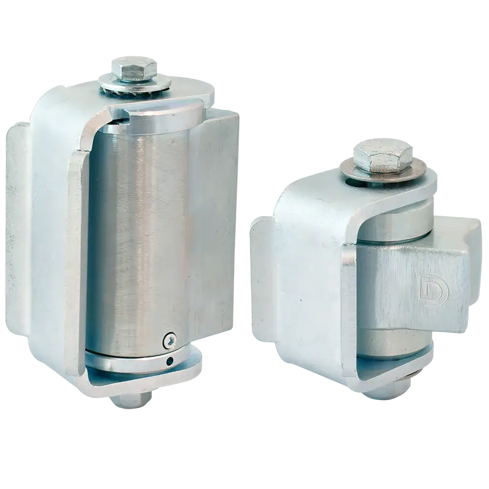 D&D SHUT IT® CENTRE-MOUNT, WELD-ON HINGES FOR ROUND POST SET
