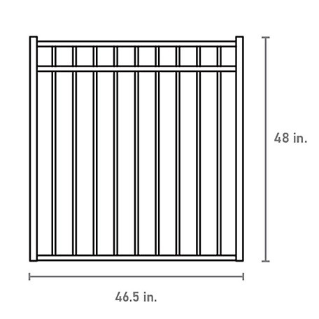 Thumbnail: 4x4 Standard Aluminum Gate