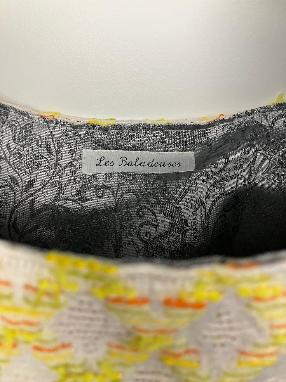 Miniature : Sac Simone réversible - Jaune & Gris Floraux