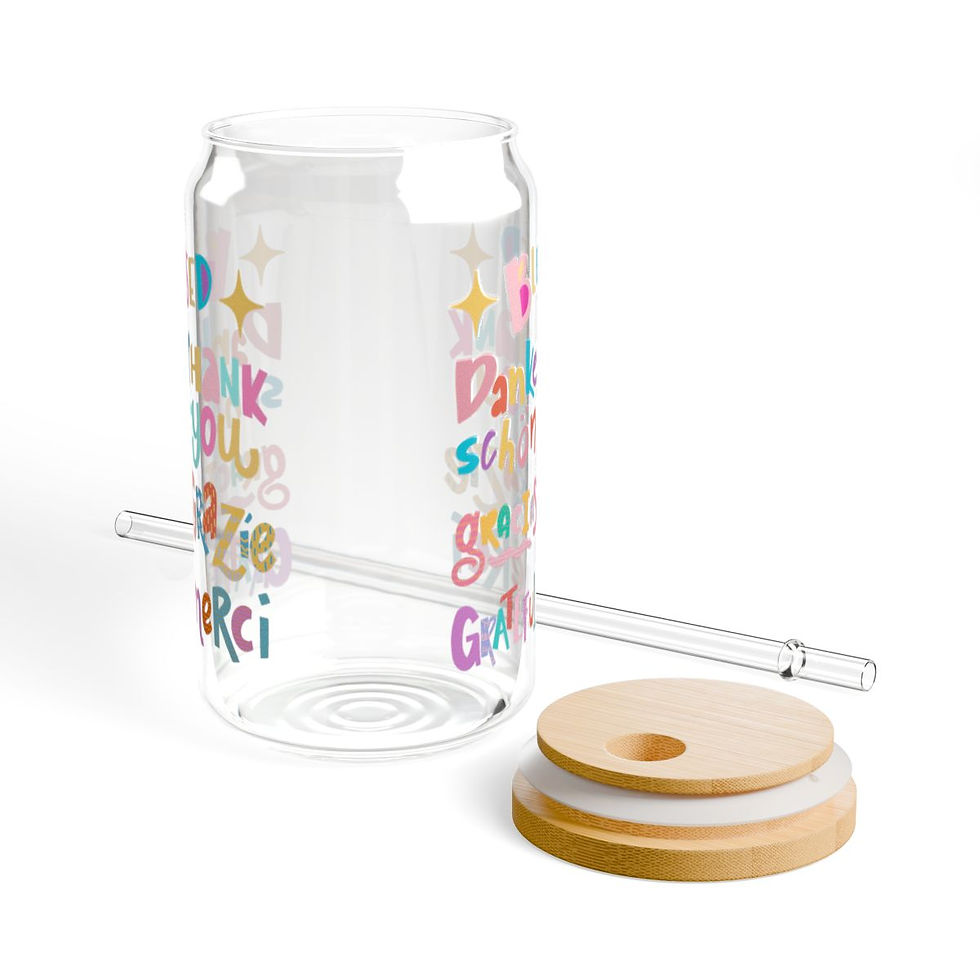 Thumbnail: Blessed Sipper Glass, 16oz