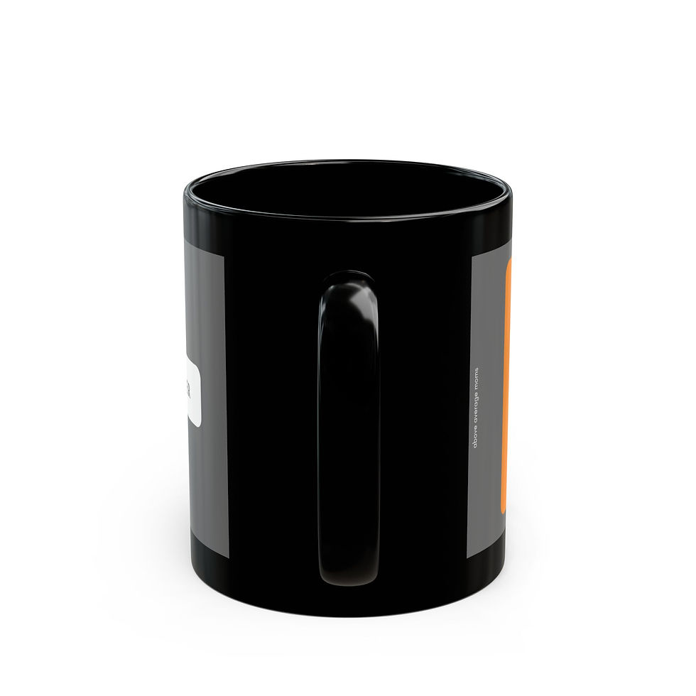 Thumbnail: REMEMBER, Orange, Black Mug (11oz, 15oz)