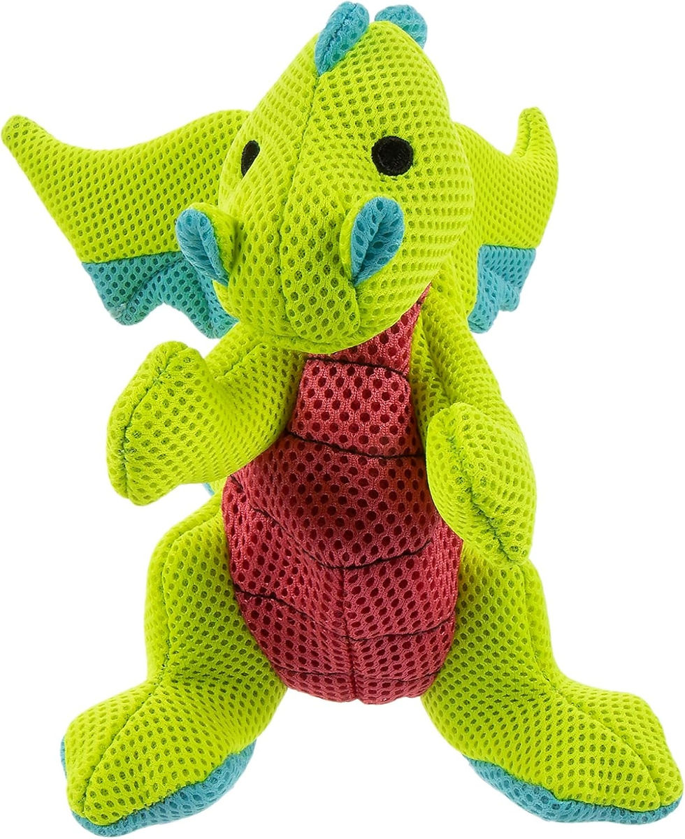 GoDog mesh dragon dog toy