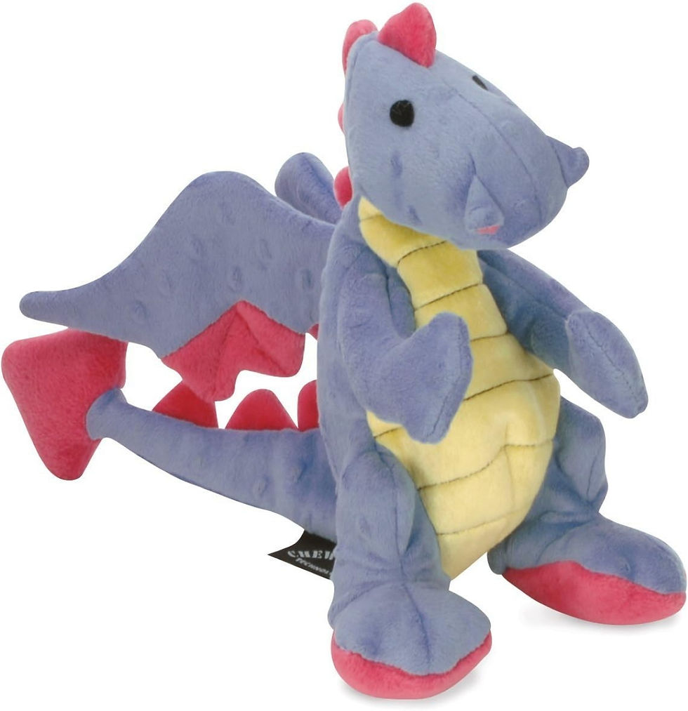 GoDog Bubble Dragon Dog Squeaky Toy