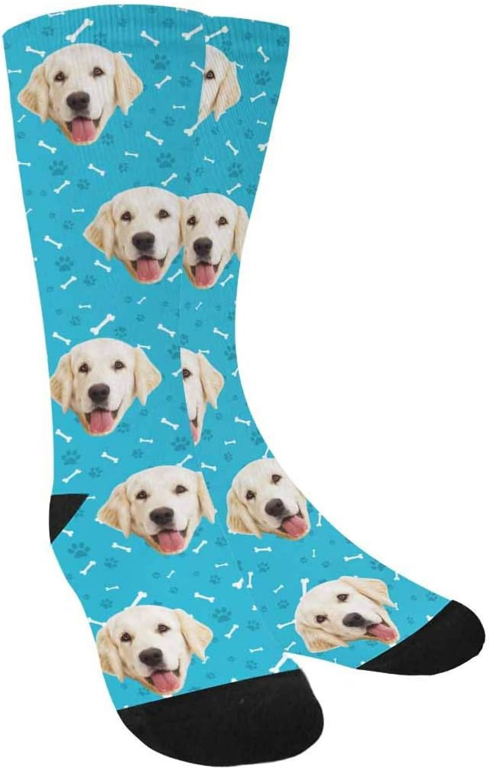 Personalized dog face socks