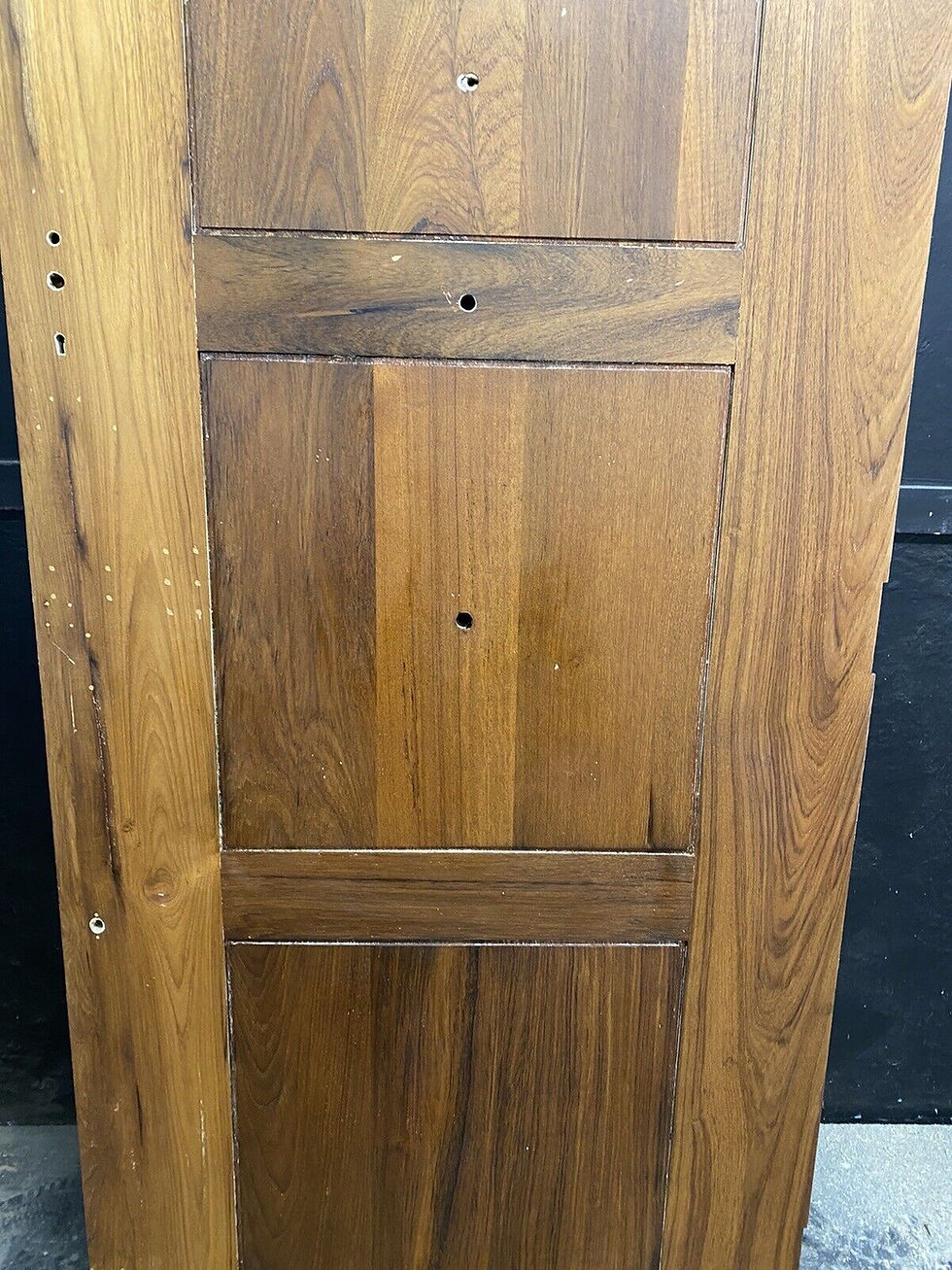 Thumbnail: LARGE SOLID WALNUT FRONT DOOR RECLAIMED BESPOKE HARDWOOD PERIOD ANTIQUE 100kgs