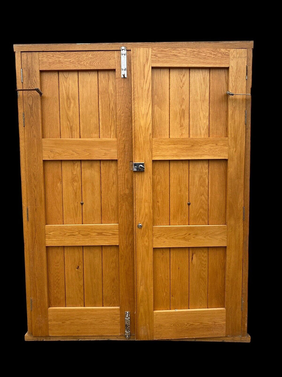 Thumbnail: LARGE SOLID OAK FRONT DOORS FRAME ANTIQUE PERIOD STYLE RECLAIMED OLD HARDWOOD