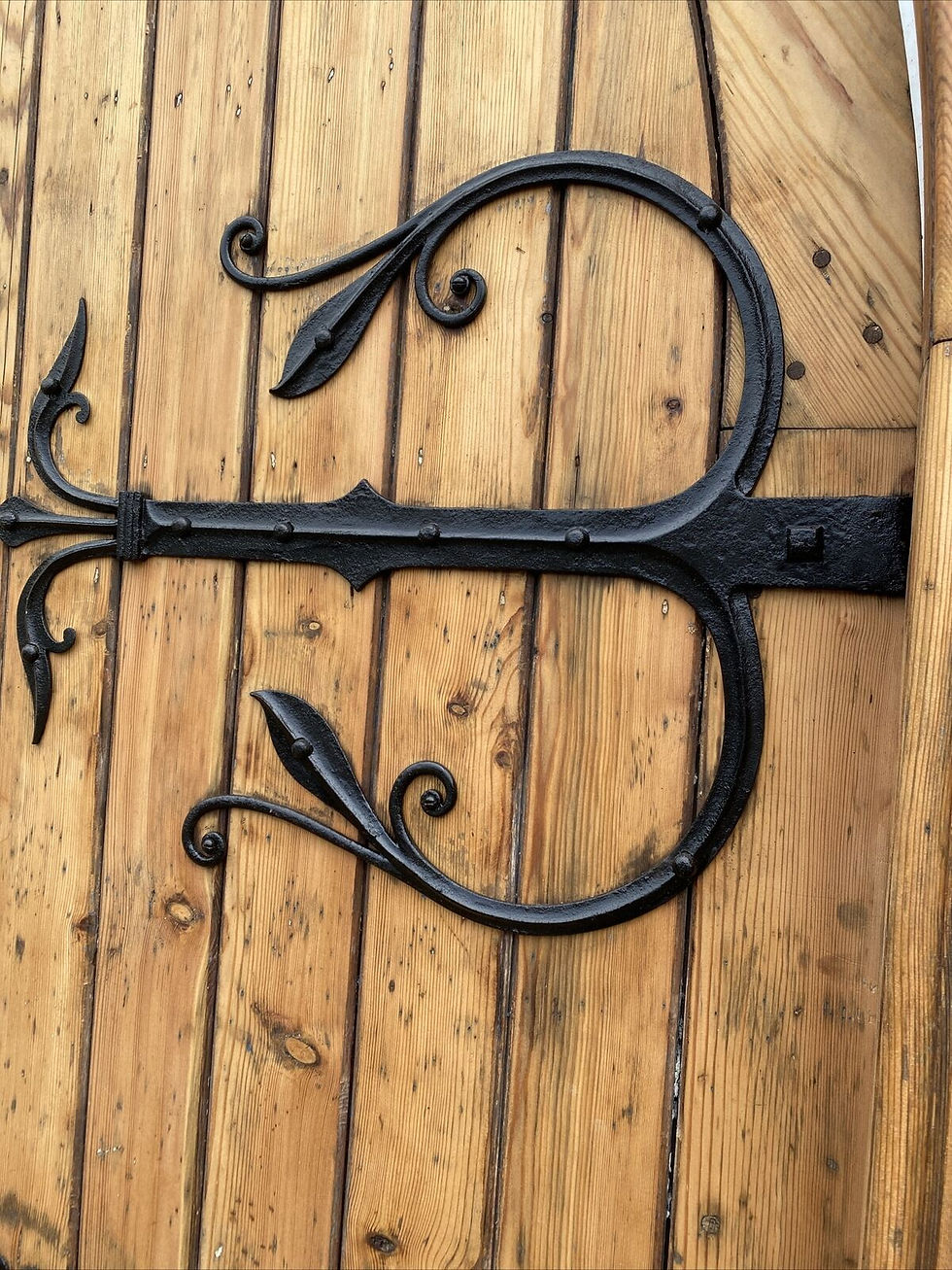 Thumbnail: HUGE TUDOR GOTHIC FRONT DOOR SET ANTIQUE PERIOD RECLAIMED OLD ARCHED PAIR FRAME