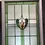 Thumbnail: VICTORIAN STAINED GLASS WINDOW PANEL OLD LEADED ANTIQUE RECLAIMED ART NOUVEAU