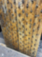 Thumbnail: 18th CENTURY FRONT DOOR OLD PERIOD WOOD ANTIQUE RECLAIMED HAND MADE NAILS BOLTS