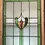 Thumbnail: VICTORIAN STAINED GLASS WINDOW PANEL OLD LEADED ANTIQUE RECLAIMED ART NOUVEAU