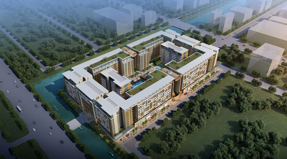 Discover the grandeur of Imperial Era Mansions, a luxury residential development in Pasay City. This aerial view showcases the project's impressive scale and elegant design, featuring multiple residential towers, landscaped gardens, and a central courtyard. The architecture reflects a contemporary interpretation of classic Filipino architectural elements.
