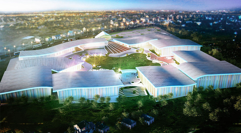 Introducing Vivace Parkways, a premier mixed-use development in Calamba City, Laguna. This image showcases the project's expansive masterplan, featuring a vibrant community hub with commercial spaces, residential areas, and lush green parks. Experience the future of modern living in Vivace Parkways.