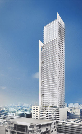 Indulge in the ultimate living experience at Upper West Parc. This image showcases the striking architecture of the building, offering a glimpse of the luxurious amenities and unparalleled lifestyle awaiting residents. Experience the best of urban living at Upper West Parc.