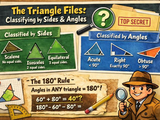 The Triangle Files: Classifying by Sides and Angles