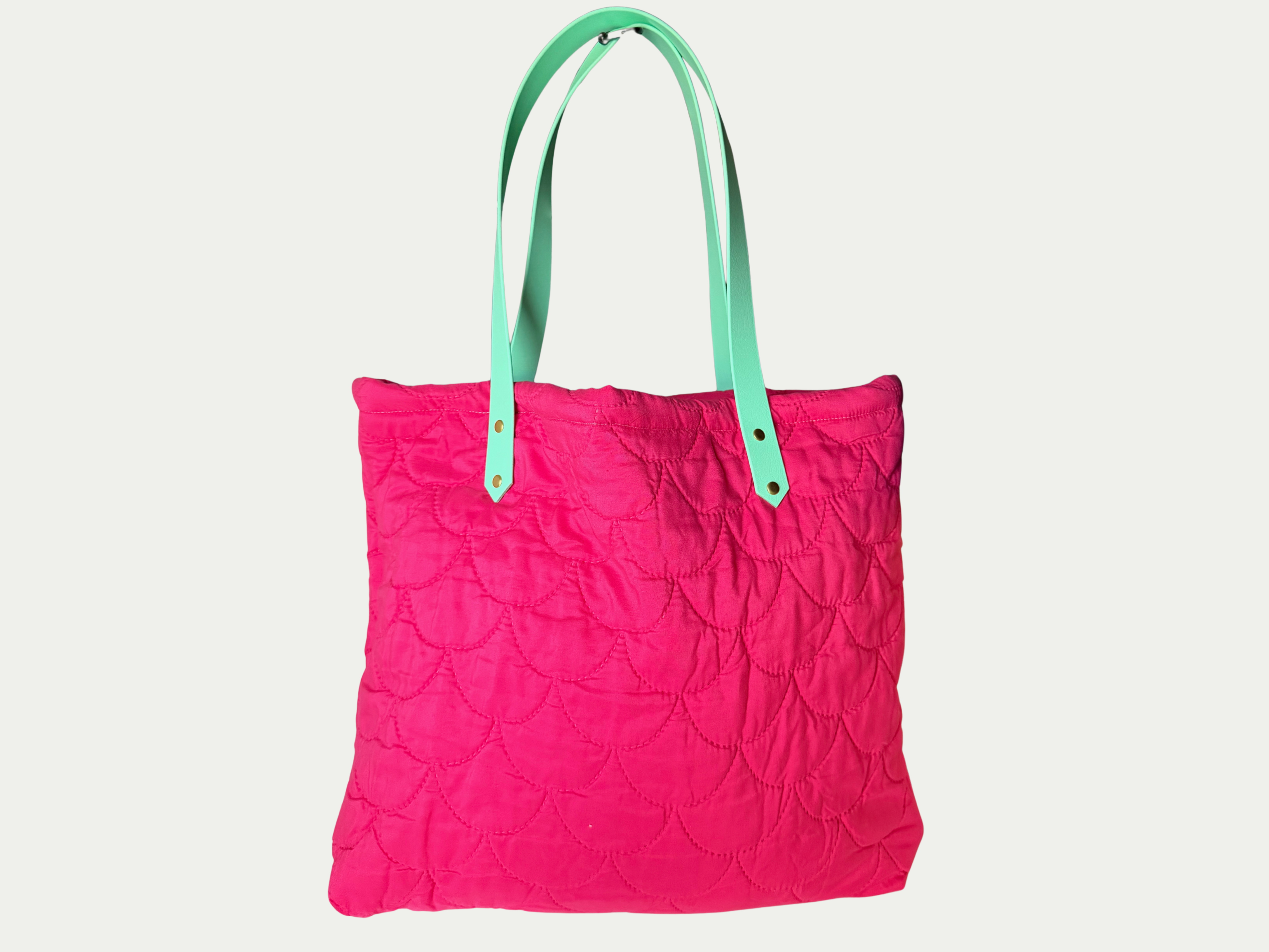 The Dog Mom Tote | OH x Market Bags | SEA GLASS