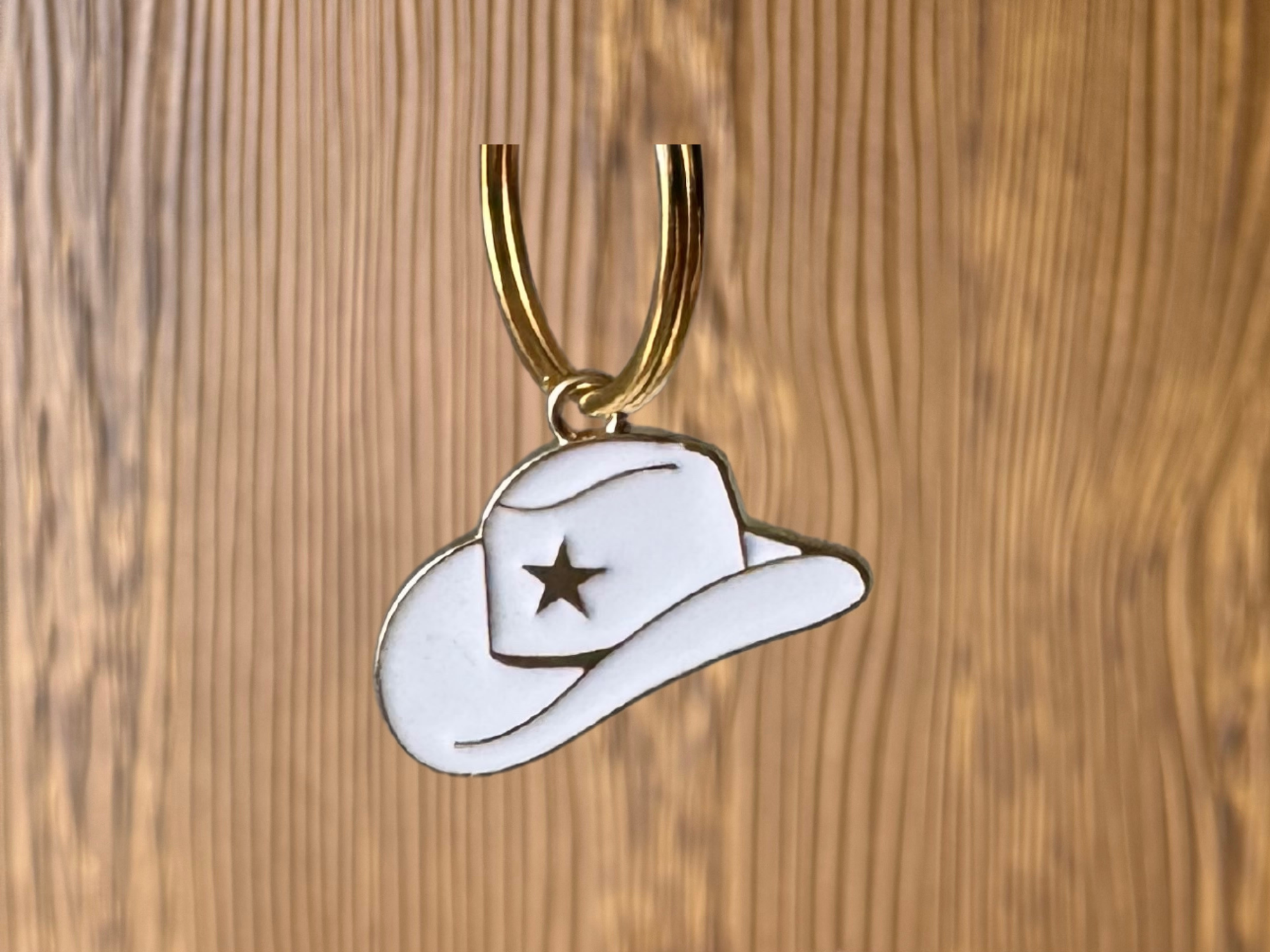 CHARM | White Cowboy Hat