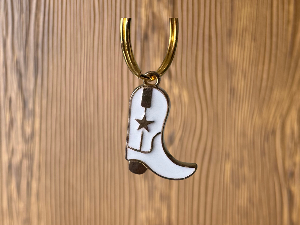 Thumbnail: CHARM | White CowboyBoot