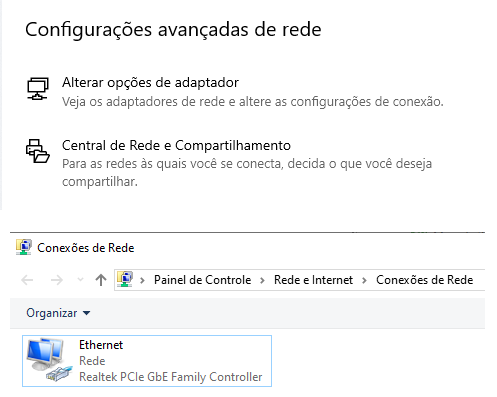 Conexão de Rede - IP Fixo (estatico) e Automático