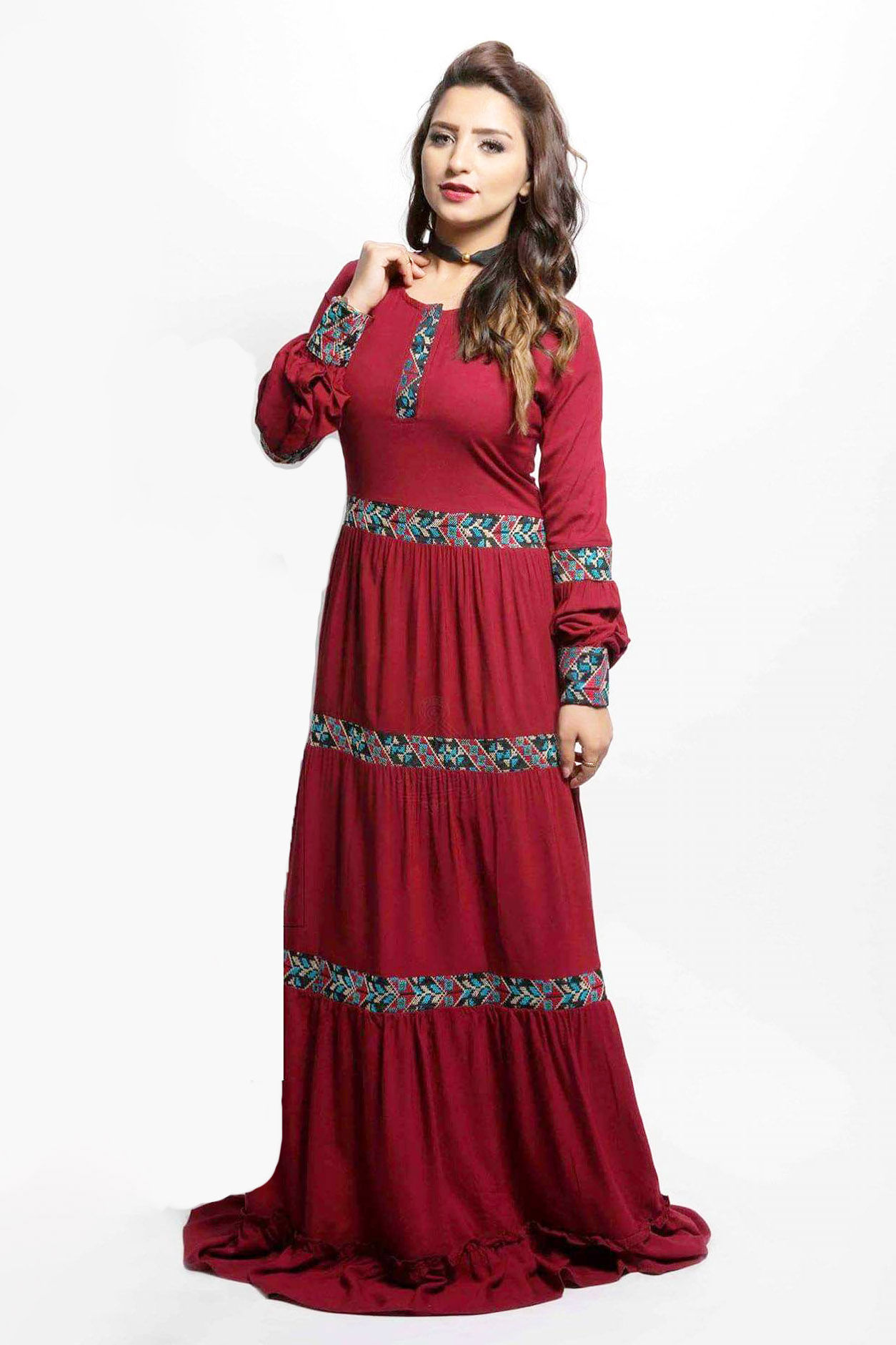 Abaya Jordan Embroidered