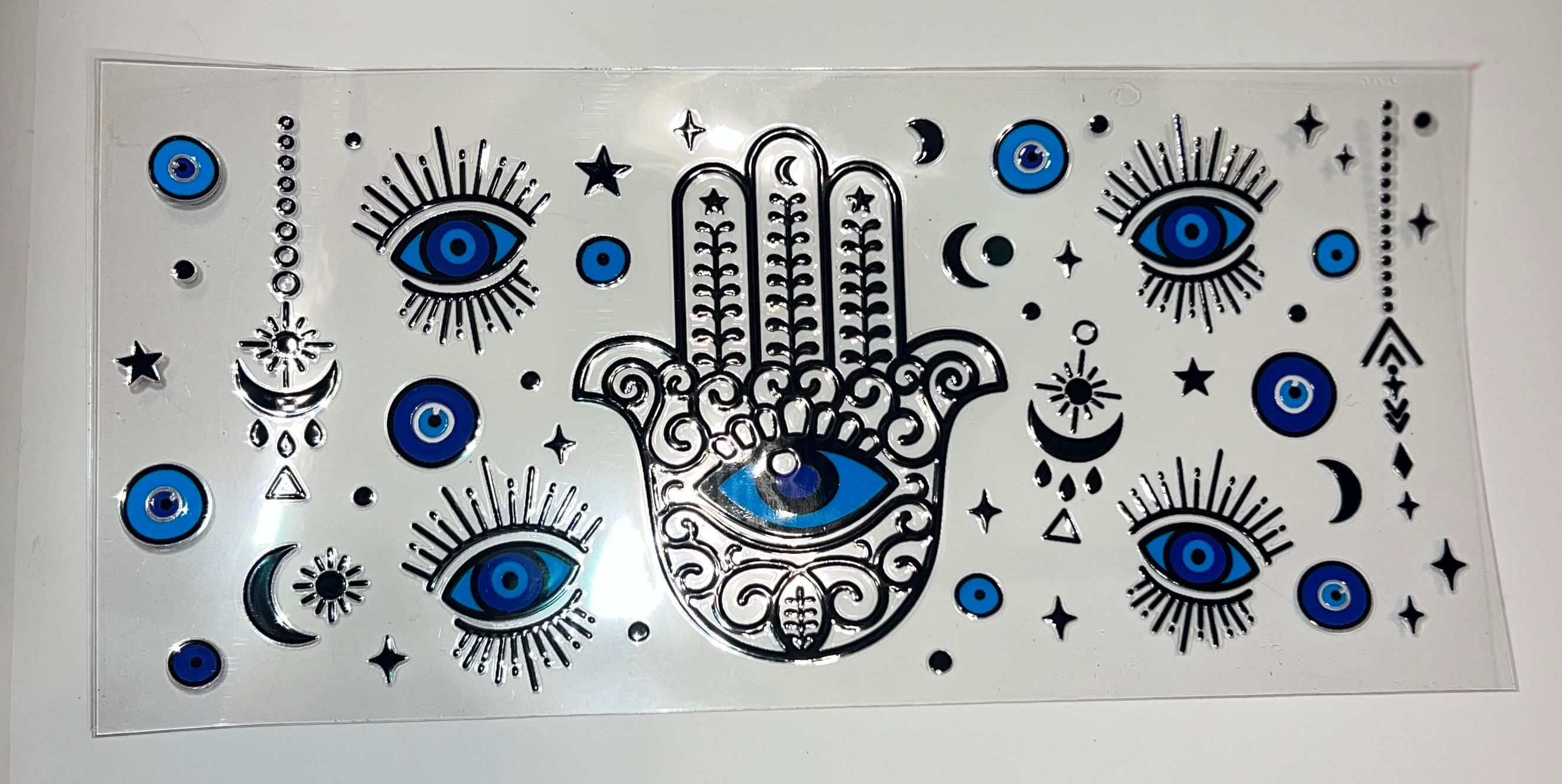 Blue Evil Eye | UV DTF Wrap