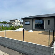 熊本市南区八分字町モデルハウス4完成間近