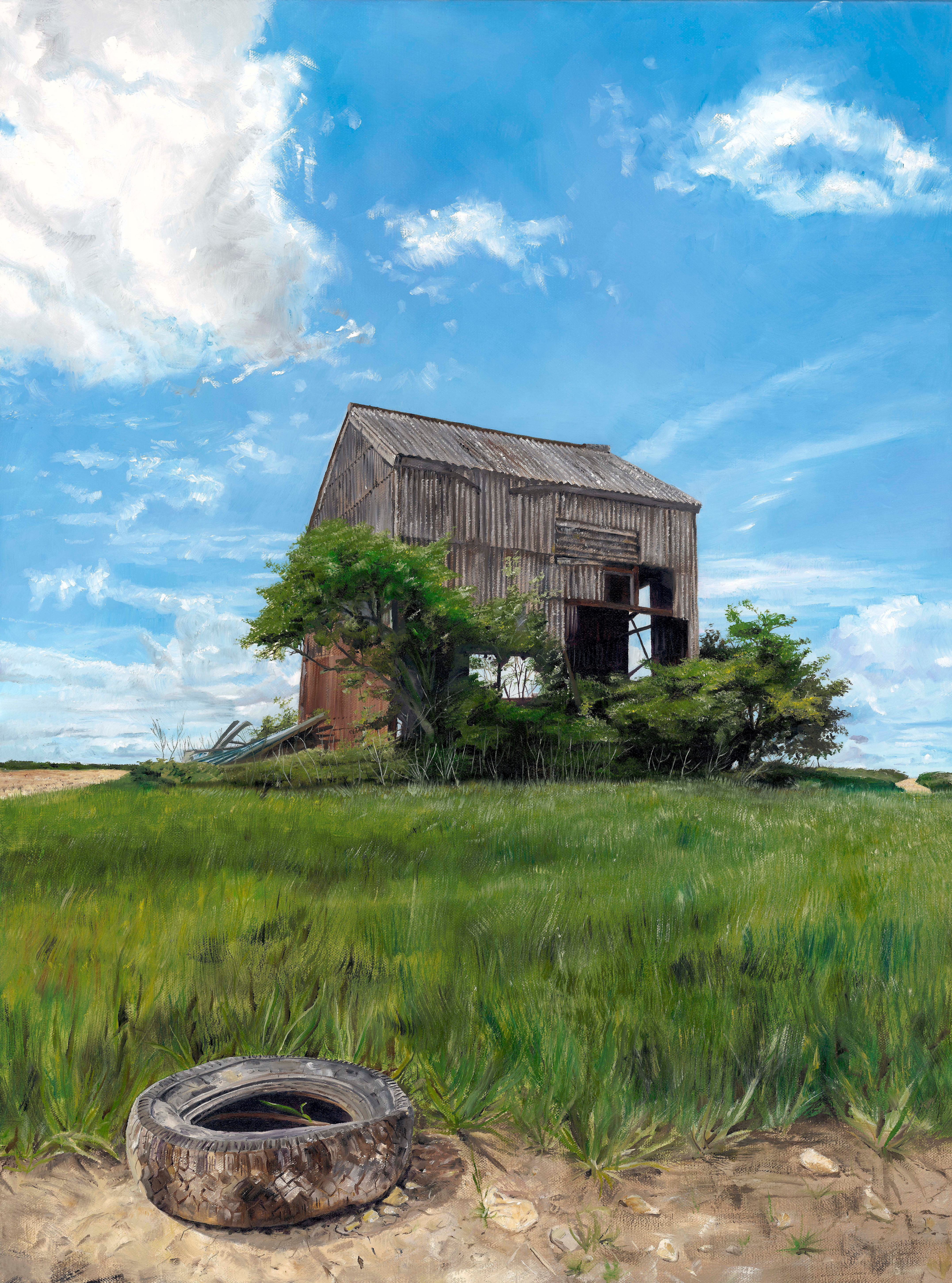 Detling Hill Barn No.1 - Limited Print