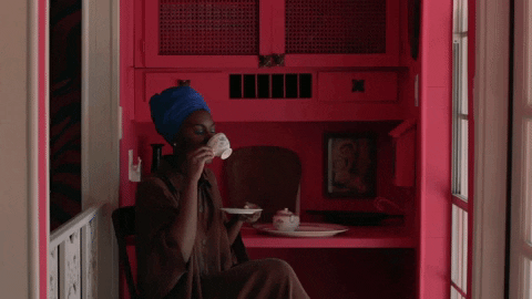Fanm Djanm tea black girl magic whats the tea headwrap GIF